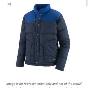 Patagonia Men's Bivy Jacket - Navy and Blue